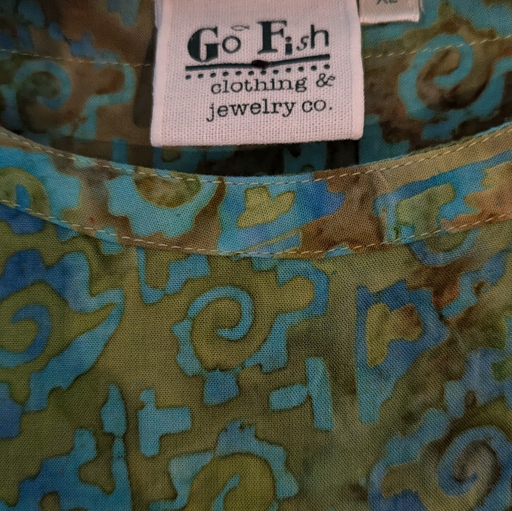Go Fish Batik Top - Picture 5 of 5